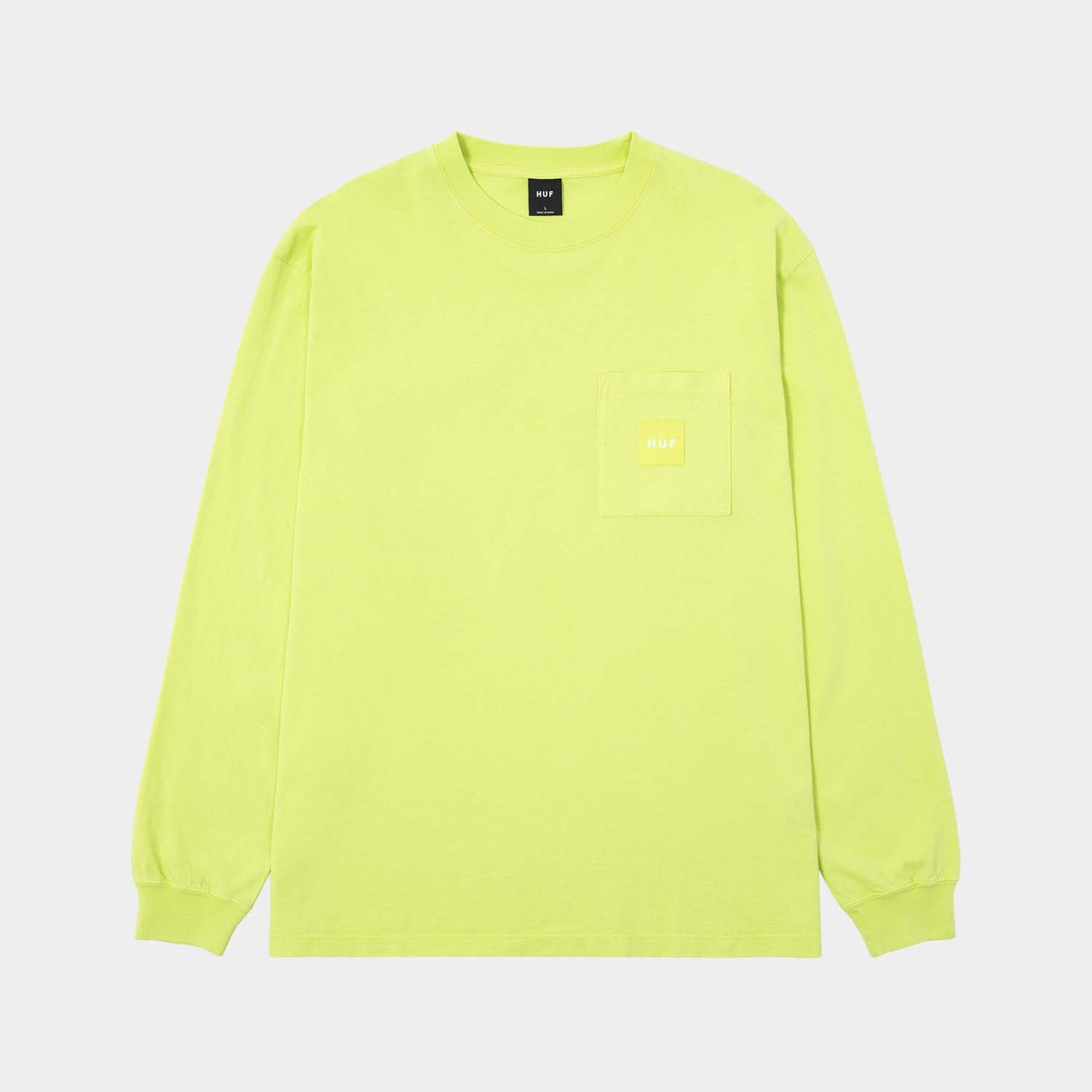 OD BOX LOGO POCKET LS TEE - HUF Worldwide JP