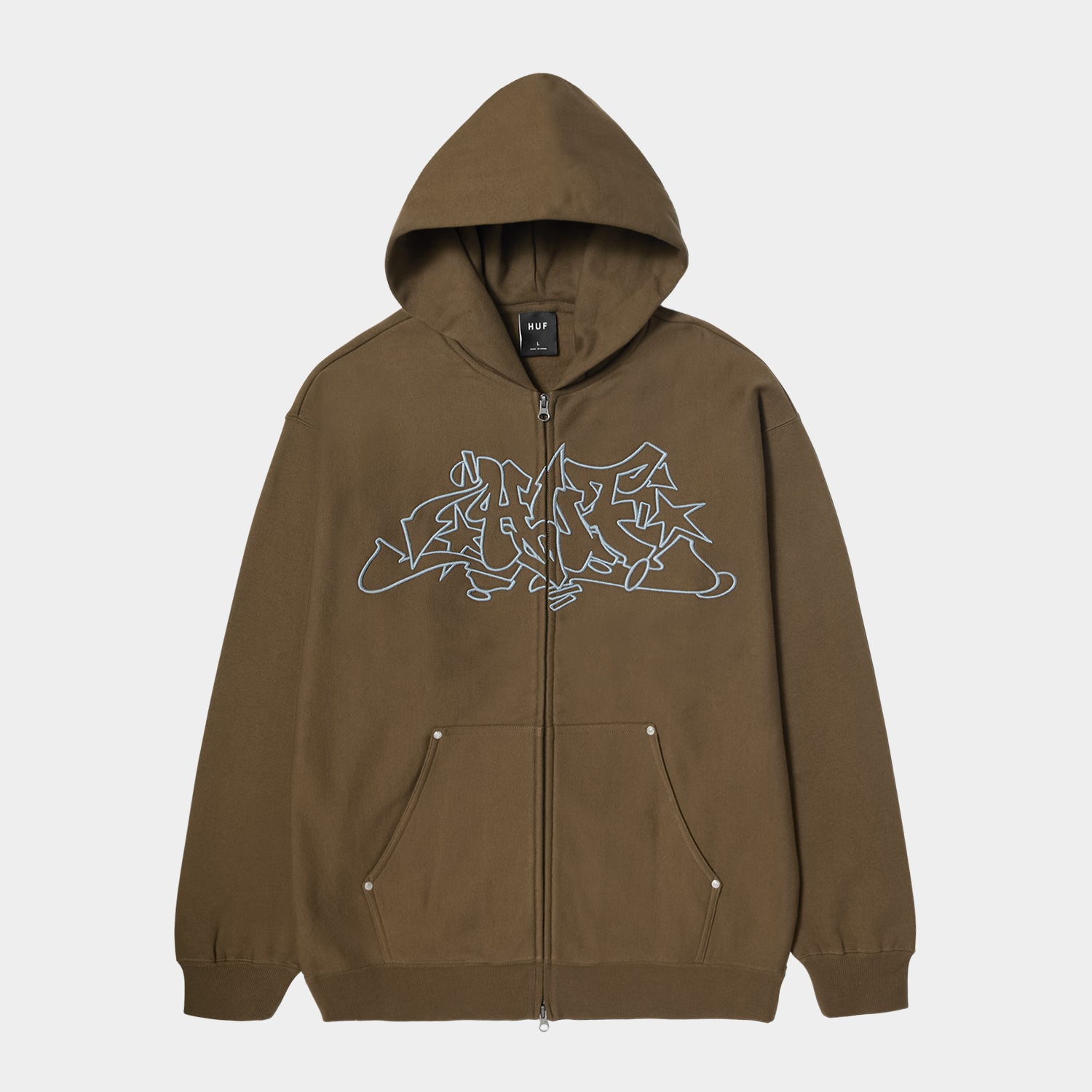 OUTLINES HEAVY WEIGHT FULL ZIP FLEECE - HUF Worldwide JP