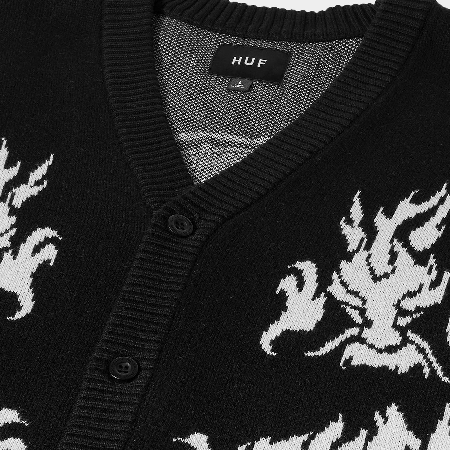 TWIN DRAGON CARDIGAN - HUF Worldwide JP