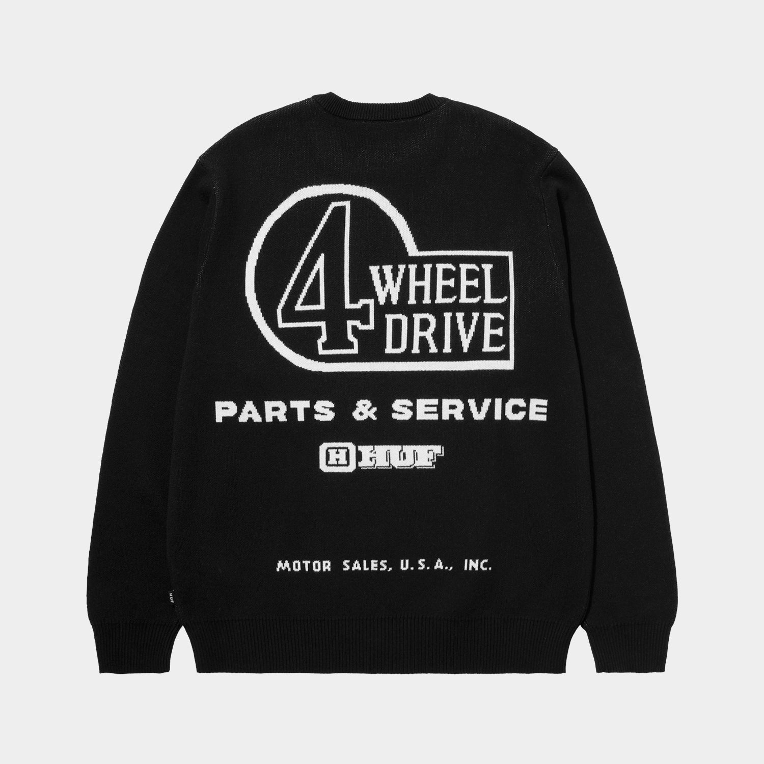 HUF X LAND CRUISER PARTS & SERVICE SWEATER - HUF Worldwide JP