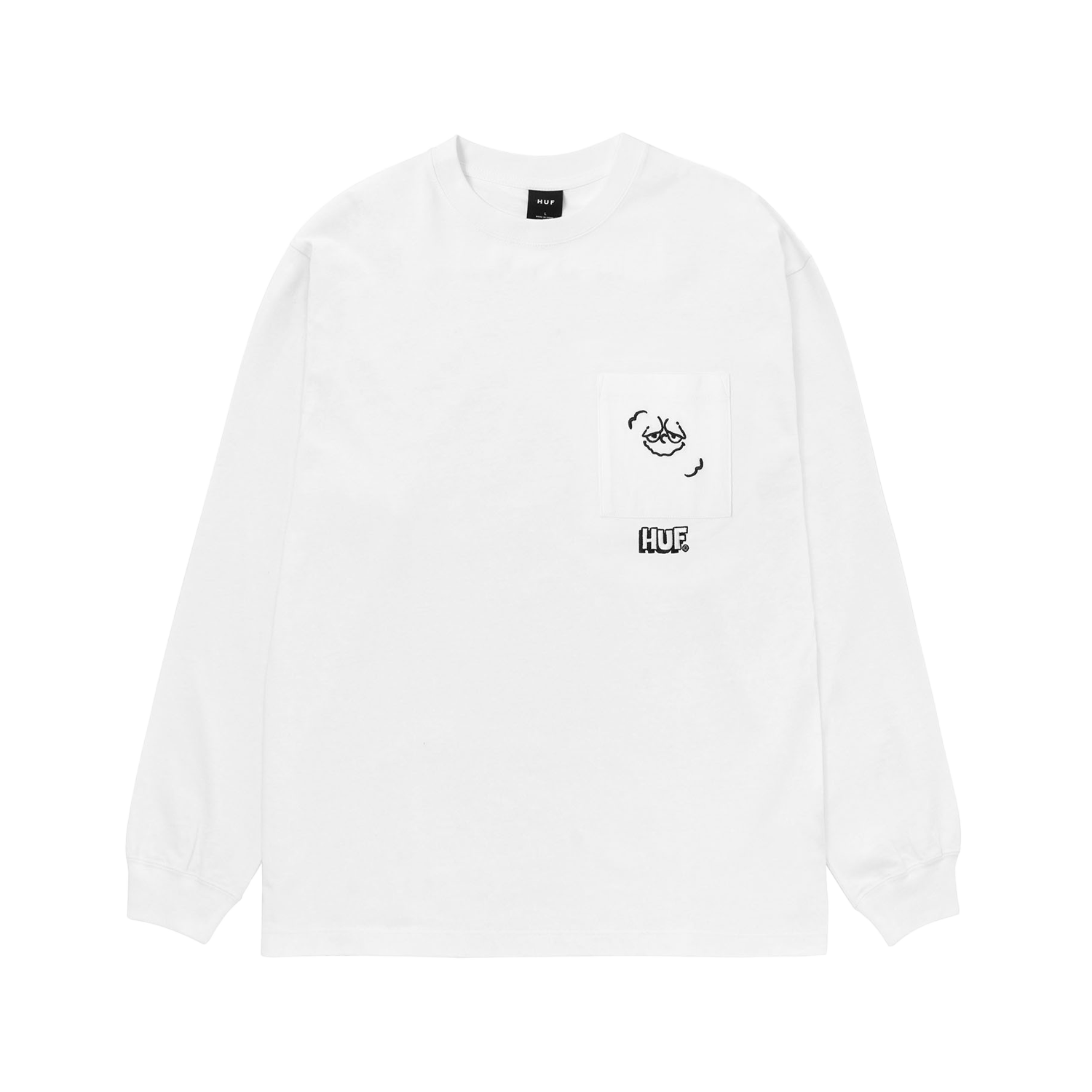 GREEN NUGGETS POCKET LS TEE