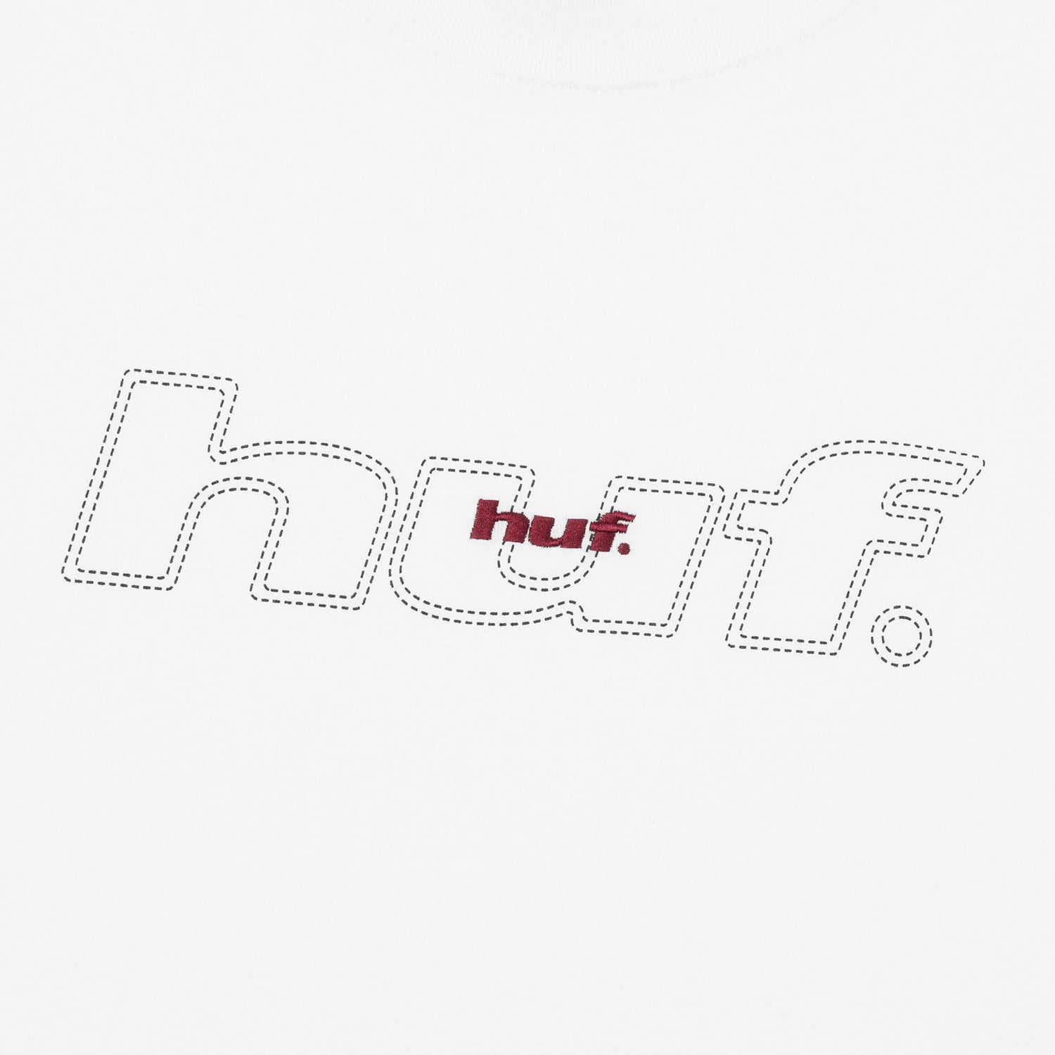 DISTRESSED LOGO LS TEE - HUF Worldwide JP