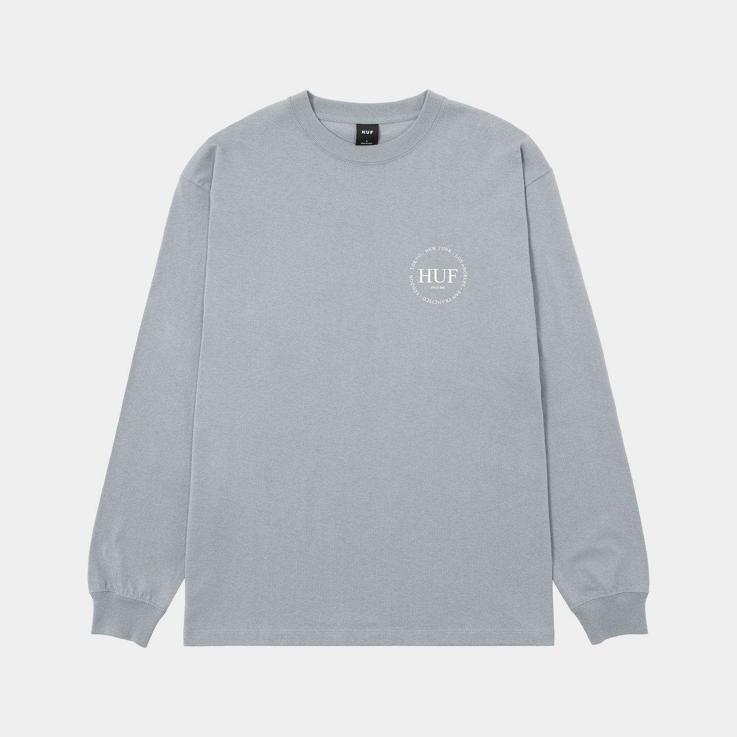 FINE PRINT LS TEE - HUF Worldwide JP